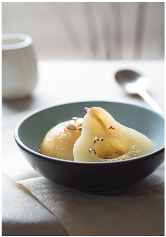 Nicole Branan | Spice Train | Star Anise Poached Pears